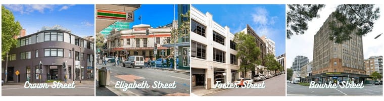 Streets in Surry Hills, New South Wales, Australia